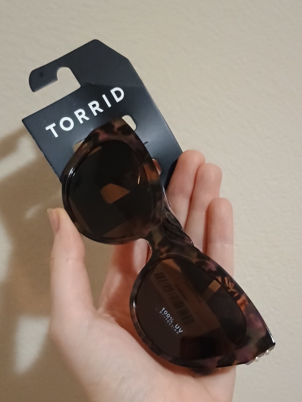 torrid Tortoiseshell Sunglasses with Dark Brown Lenses NWT
